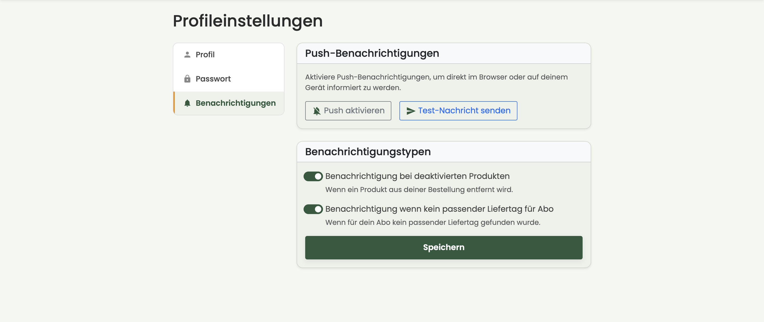 Immer up-to-date